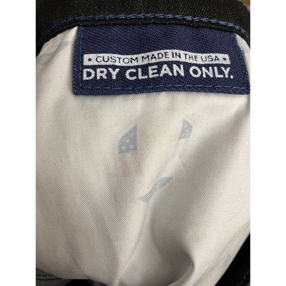 Tom James x Blue Delta x Ryder Cup Edition USA  Custom Jeans Men's 36x32 Black - Picture 14 of 15